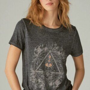 Lucky Brand Spiritual Triangle Tee, Size Medium, NWT
